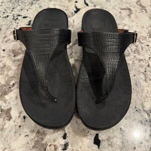 Black Fitflop Sandals Size 8